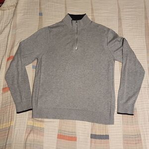 NWOT Michael Kors 1/4 zip long sleeve sweater sz L men's